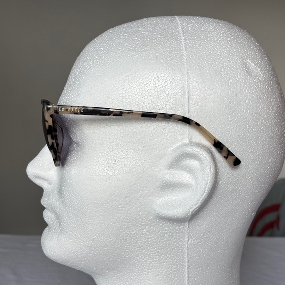 Ted Baker Faux Tortoise Print Sunglasses with Pink Mirror Lenses Classic Playful main image 6